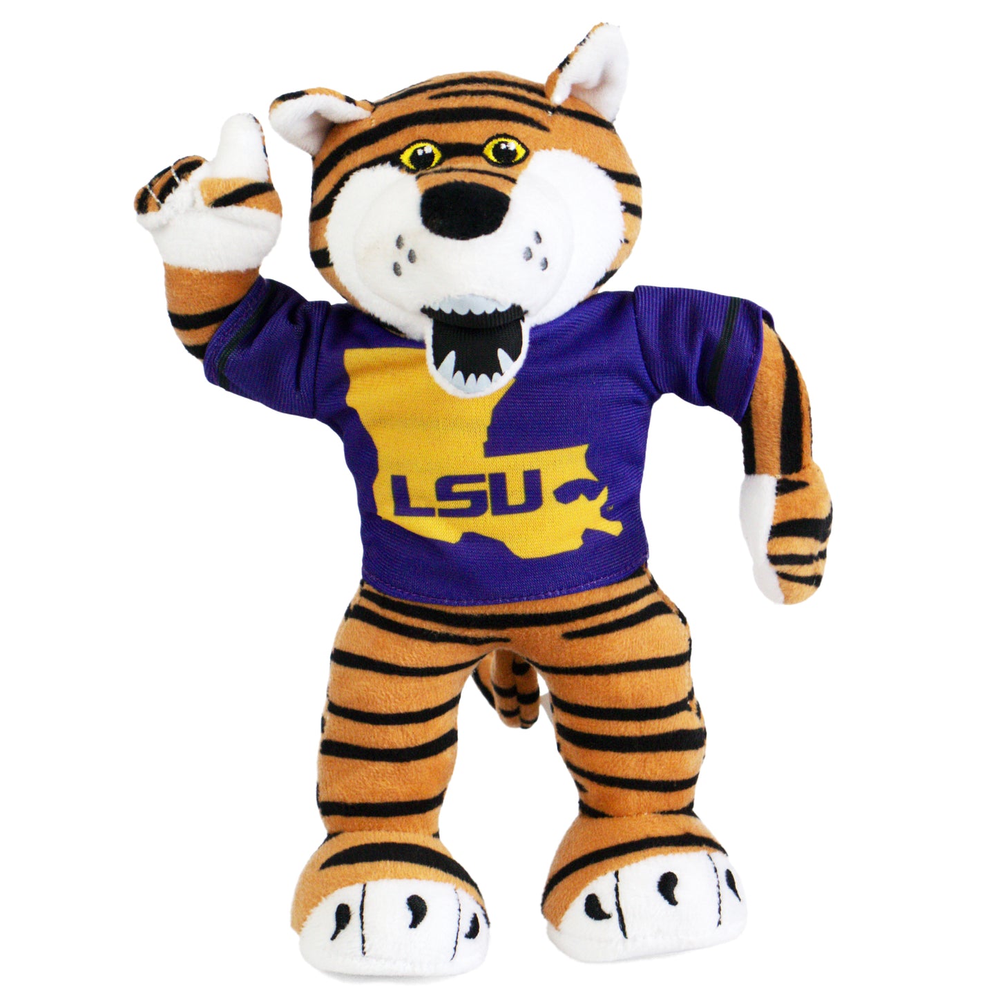 Two Pokes LSU Mike The Tiger Mascot Plush