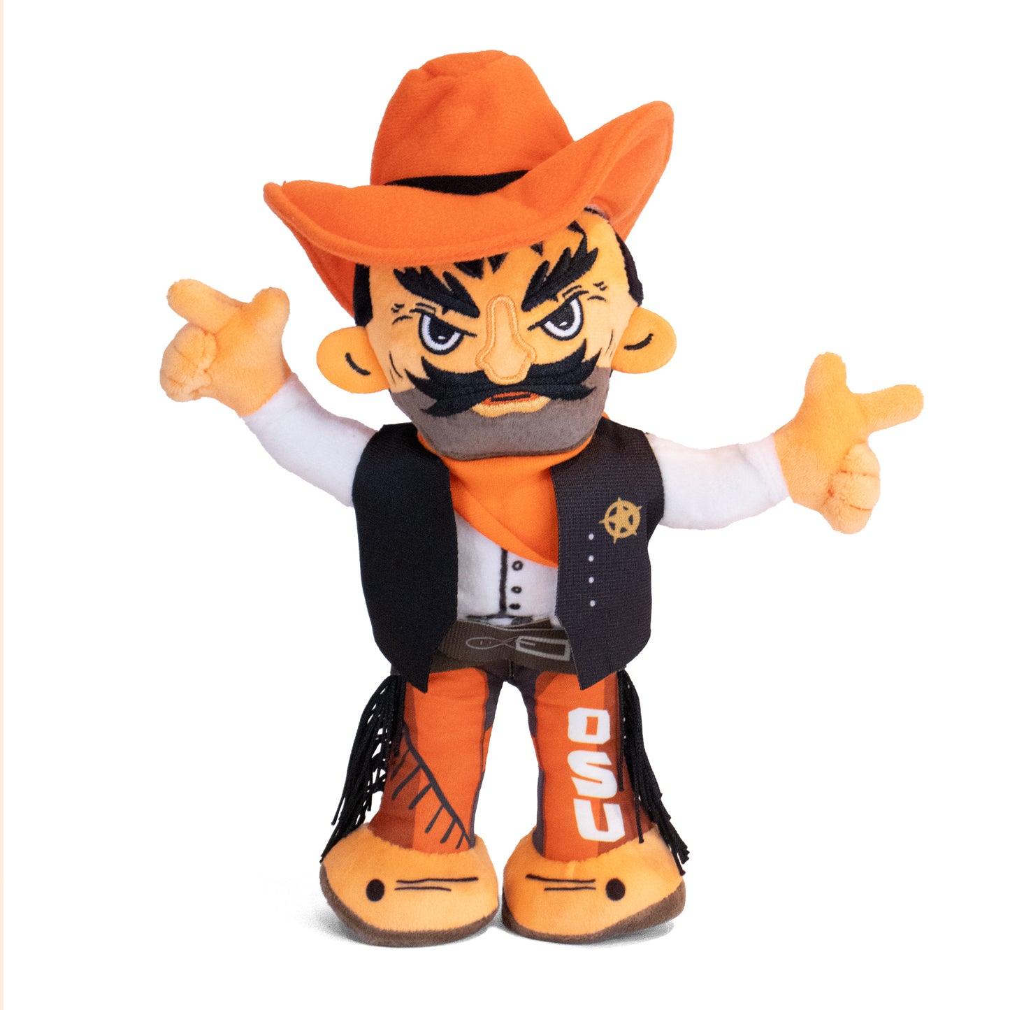 Oklahoma State Small Cowboys Pistol Pete Plush 16" – Musical Mascot Toy