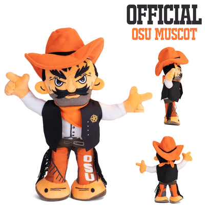 Oklahoma State Small Cowboys Pistol Pete Plush 16" – Musical Mascot Toy
