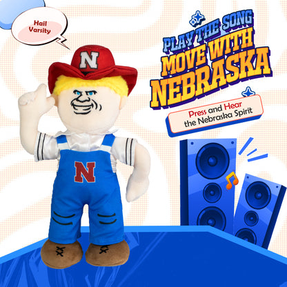 Nebraska Blonde Herbie Plush Toy – Dancing Mascot Doll
